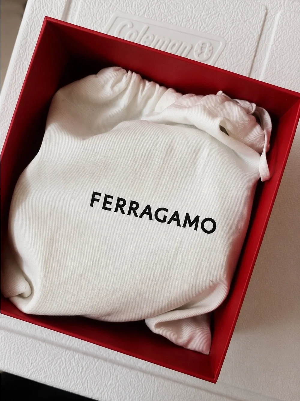 Salvatore Ferragamo Black Gancio Buckle Fabric Belt